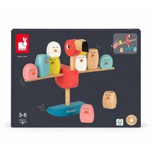 Janod Zigolos Flamingo Balancing Game Wooden Skill Toy J08228 Ages 3-6 New